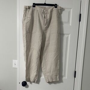 Athleta Women's Cream Cropped Pants